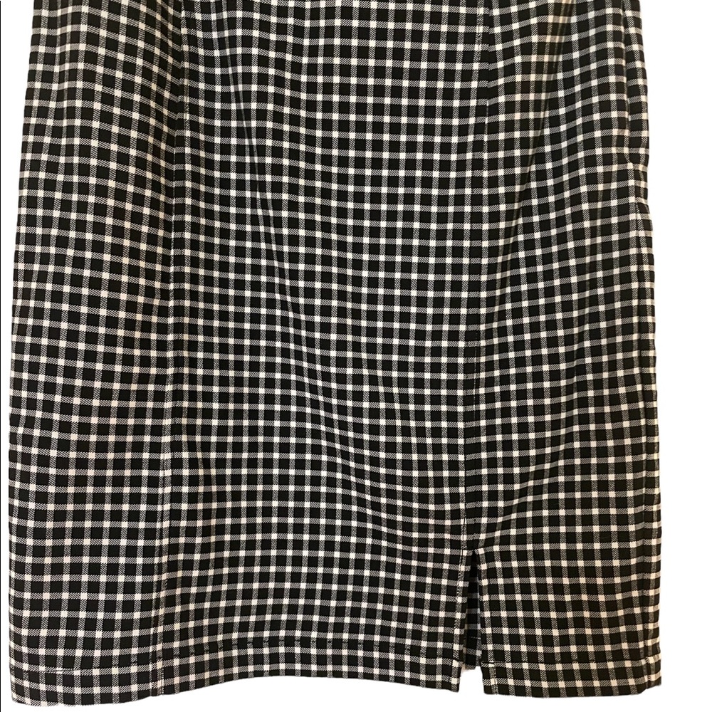 🦋F21 Black & white checkered dress - Picture 3 of 3